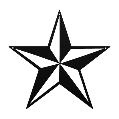 Star Metal Sign, Outdoor Farmhouse Wall Decor, Rustic Porch Plaque, Western Patio Art, Ranch House Accent, Country Entry Gift