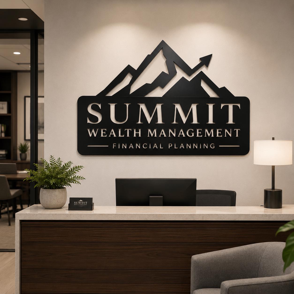 Custom Metal Logo Sign, Personalized Business Sign, Laser Cut Steel Office Wall Decor, Company Logo Sign, Reception or Storefront Sign