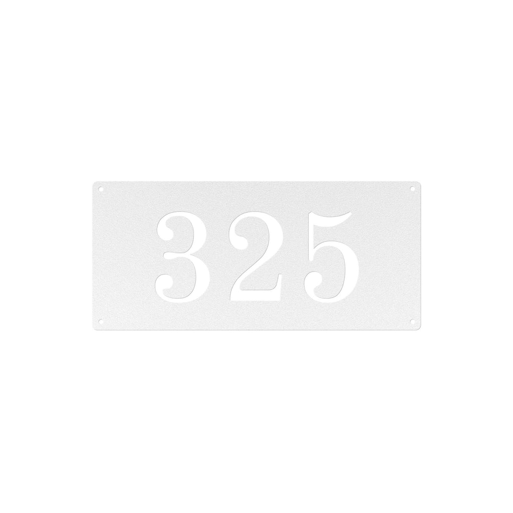 Metal Address Plaque, Custom House Number Sign, Personalized Outdoor Entry Marker, Modern Steel Door Plate, Housewarming Gift, Curb Decor